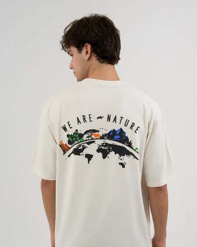 DISCOVERY Men's We Are Nature Graphic Tee-Off-white