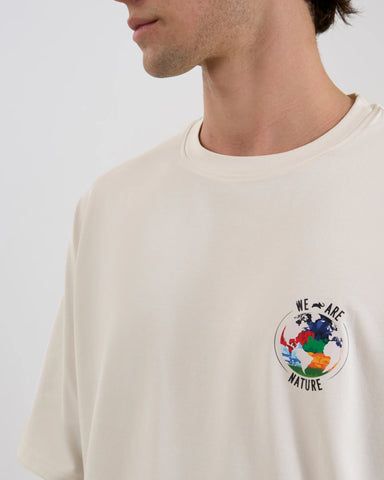DISCOVERY Men's We Are Nature Graphic Tee-Off-white