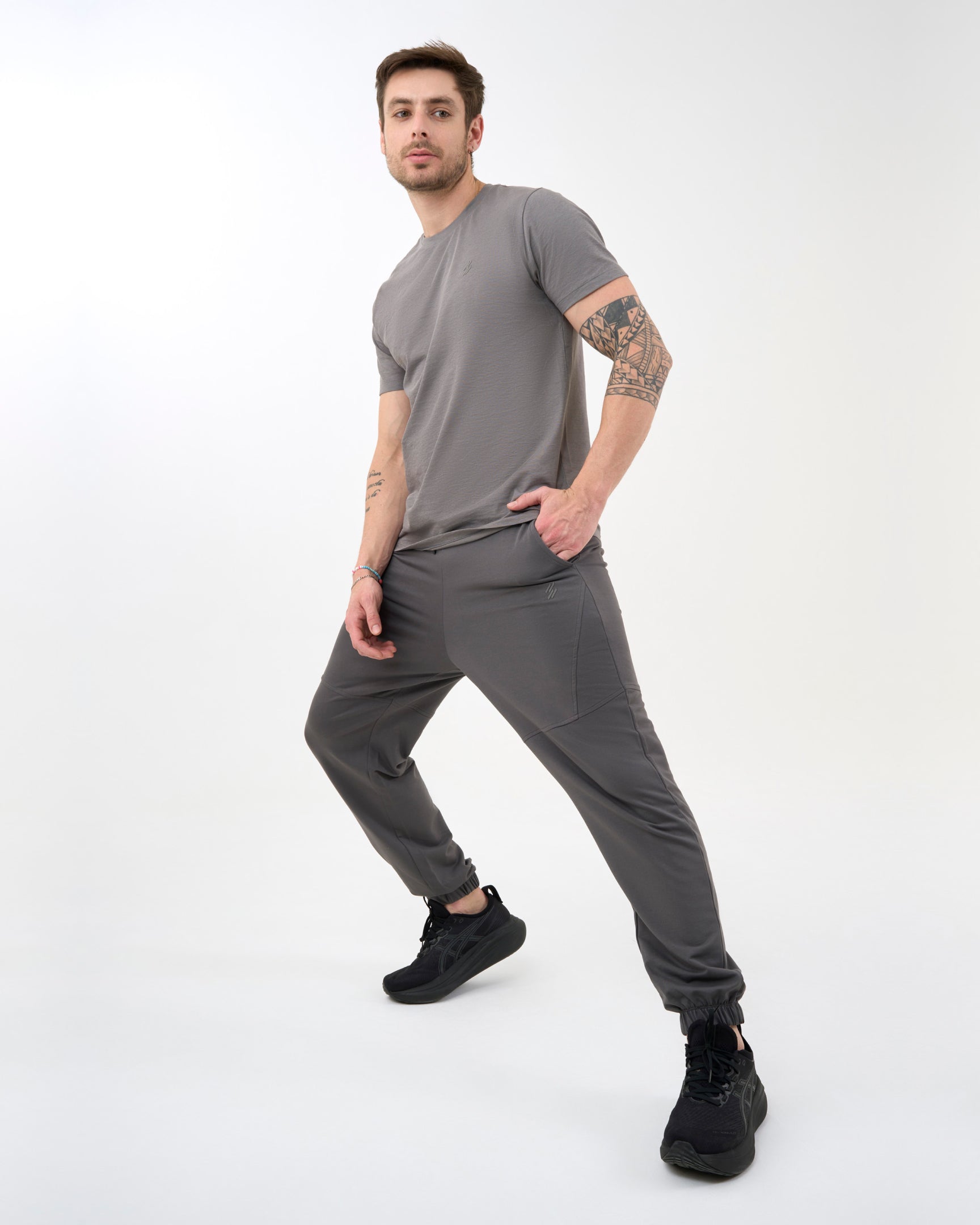 DCYPHR Men's Enduro Stretch Joggers-Gun Metal