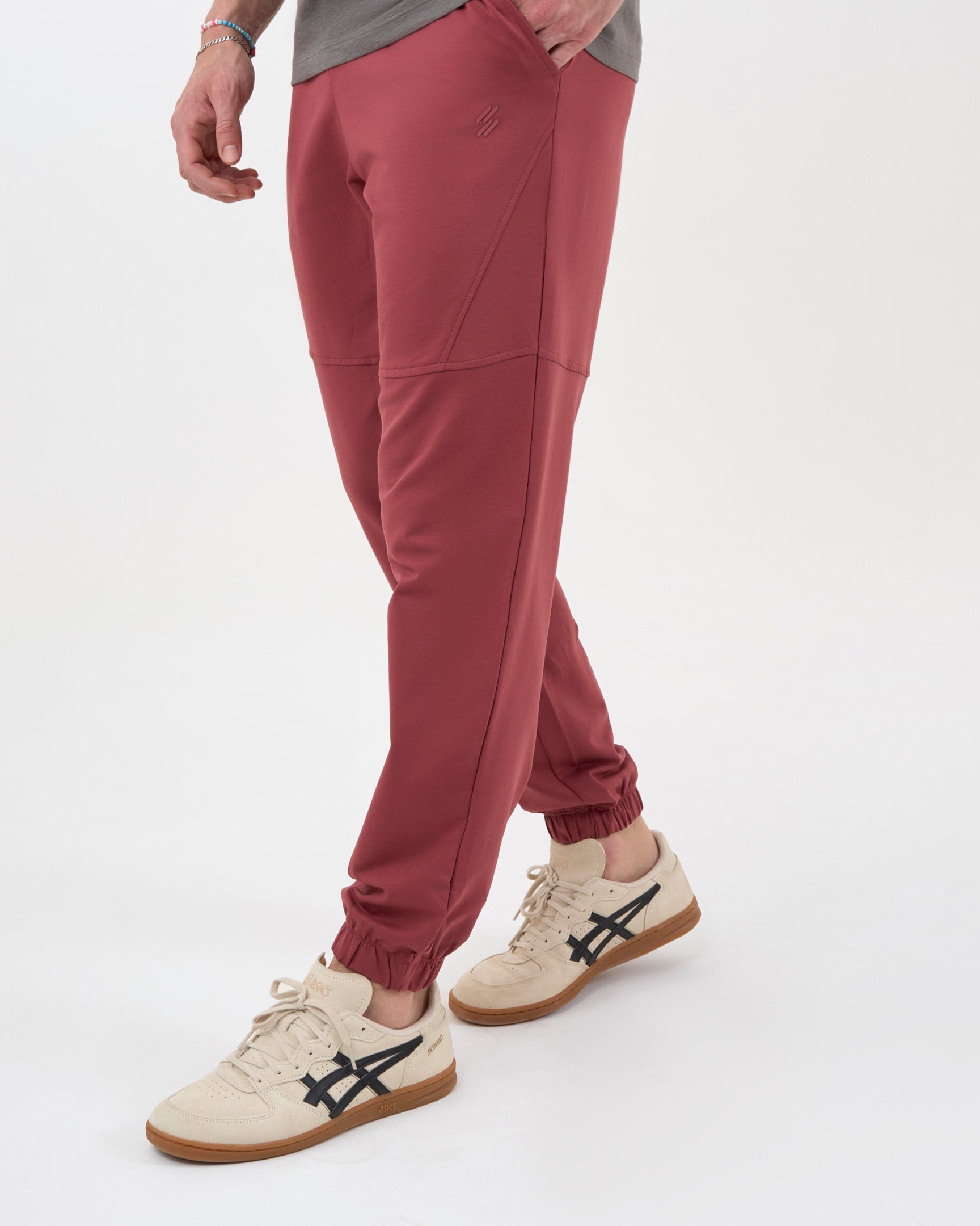 DCYPHR Men's Enduro Stretch Joggers - Rose Wood