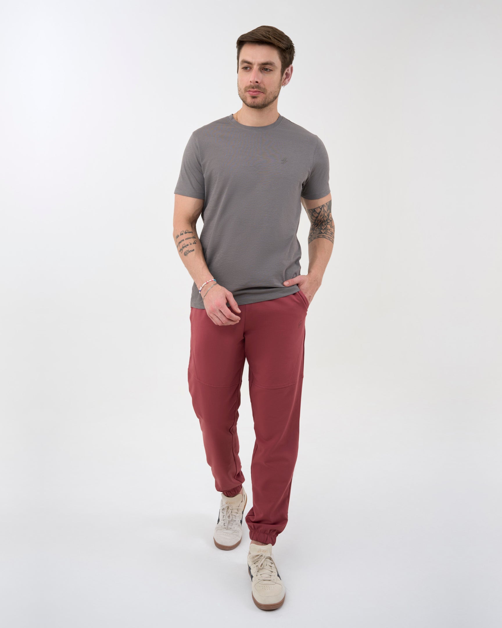 DCYPHR Men's Enduro Stretch Joggers - Rose Wood
