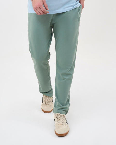 DCYPHR Men's Lightweight Terry Trackpants - Ice Green