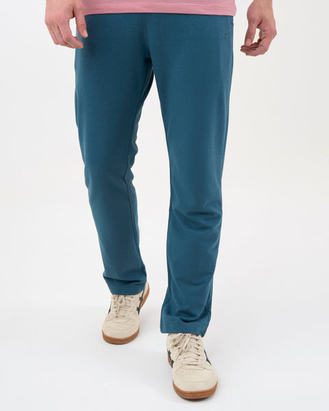 DCYPHR Men's Lightweight Terry Trackpants - Deep Teal