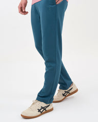 DCYPHR Men's Lightweight Terry Trackpants - Deep Teal