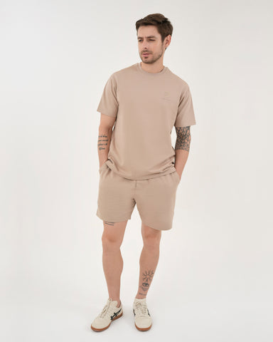 DISCOVERY Men's Lounge Explorer Shorts-Dune Earth
