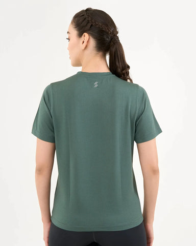DCYPHR Women's AUSM5X™ Mesh Tee - Deep Emerald