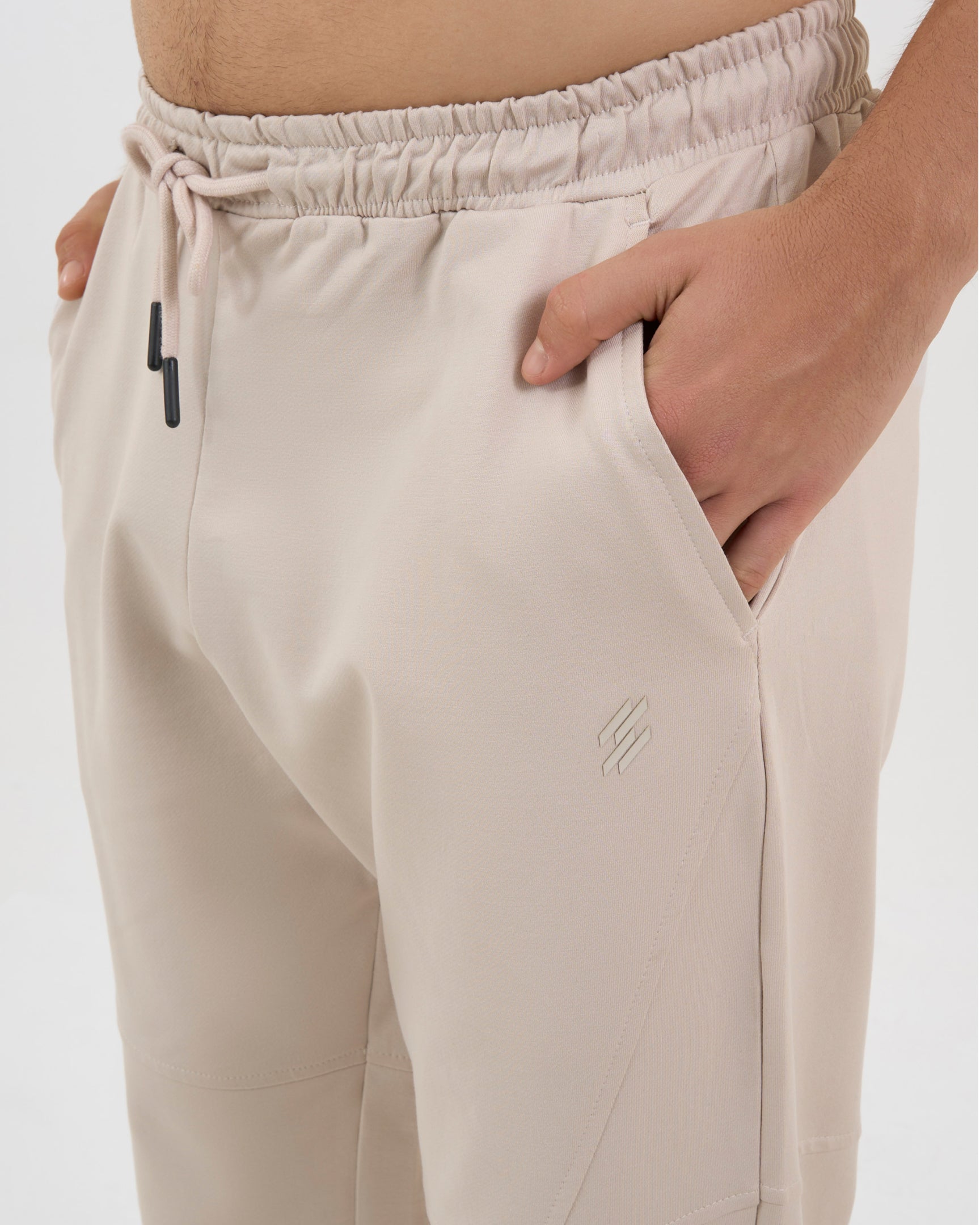 DCYPHR Men's Enduro Stretch Joggers-Ivory Mist