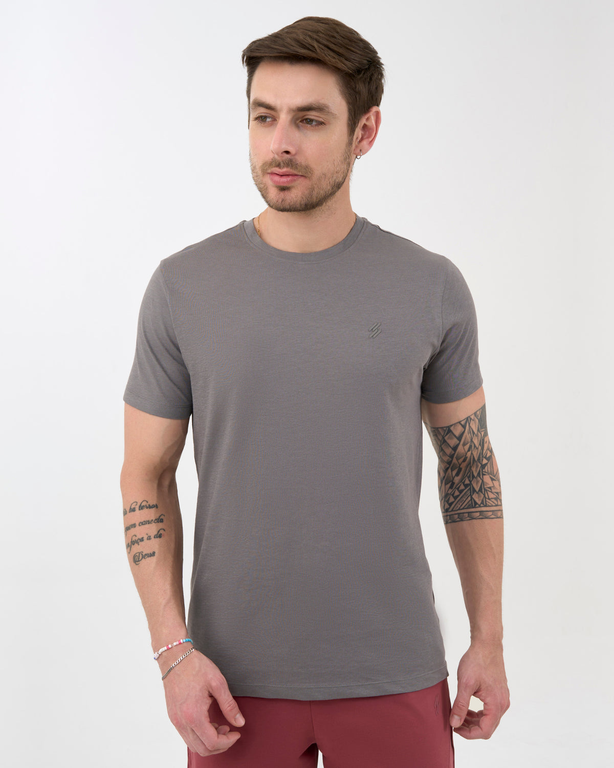 DCYPHR Men's Core Lite Crewneck Tee - Titanium