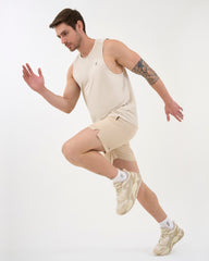DCYPHR Men's AUSM5X™ Mesh Tank Top - Ivory Mist