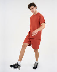 DISCOVERY Men's Lounge Explorer Shorts - Burnt Orange