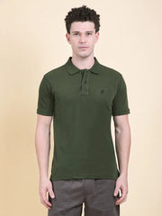DCYPHR Men's Gravitas Polo-Forest Green