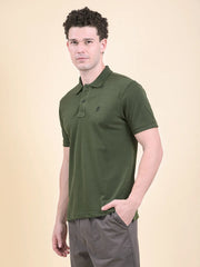 DCYPHR Men's Gravitas Polo-Forest Green