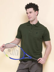 DCYPHR Men's Gravitas Polo-Forest Green