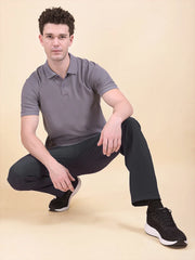 Men's Mono Flex Track Pant-Charcoal