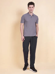 Men's Mono Flex Track Pant-Charcoal