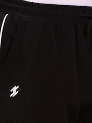 Men's Flex Grid Tracksuit-Black