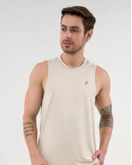DCYPHR Men's AUSM5X™ Mesh Tank Top - Ivory Mist