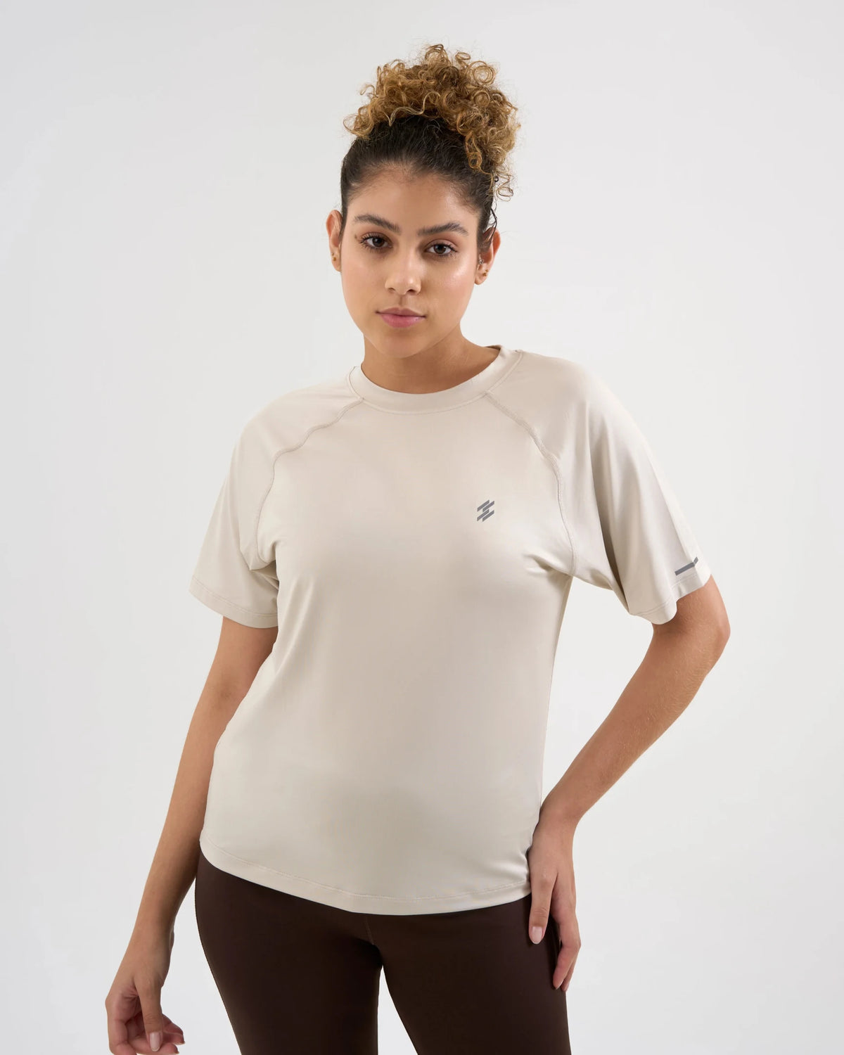 DCYPHR Women's AUSM5X™ Raglan Tee - Ivory Mist