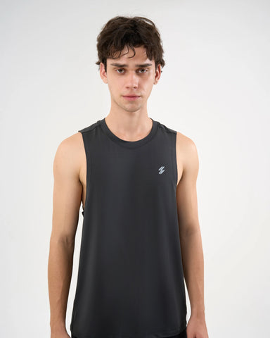 DCYPHR Men's AUSM5X™ Mesh Tank Top-Dark Night