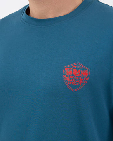 DISCOVERY Men's Orangutan Graphic Tee - Night Lagoon