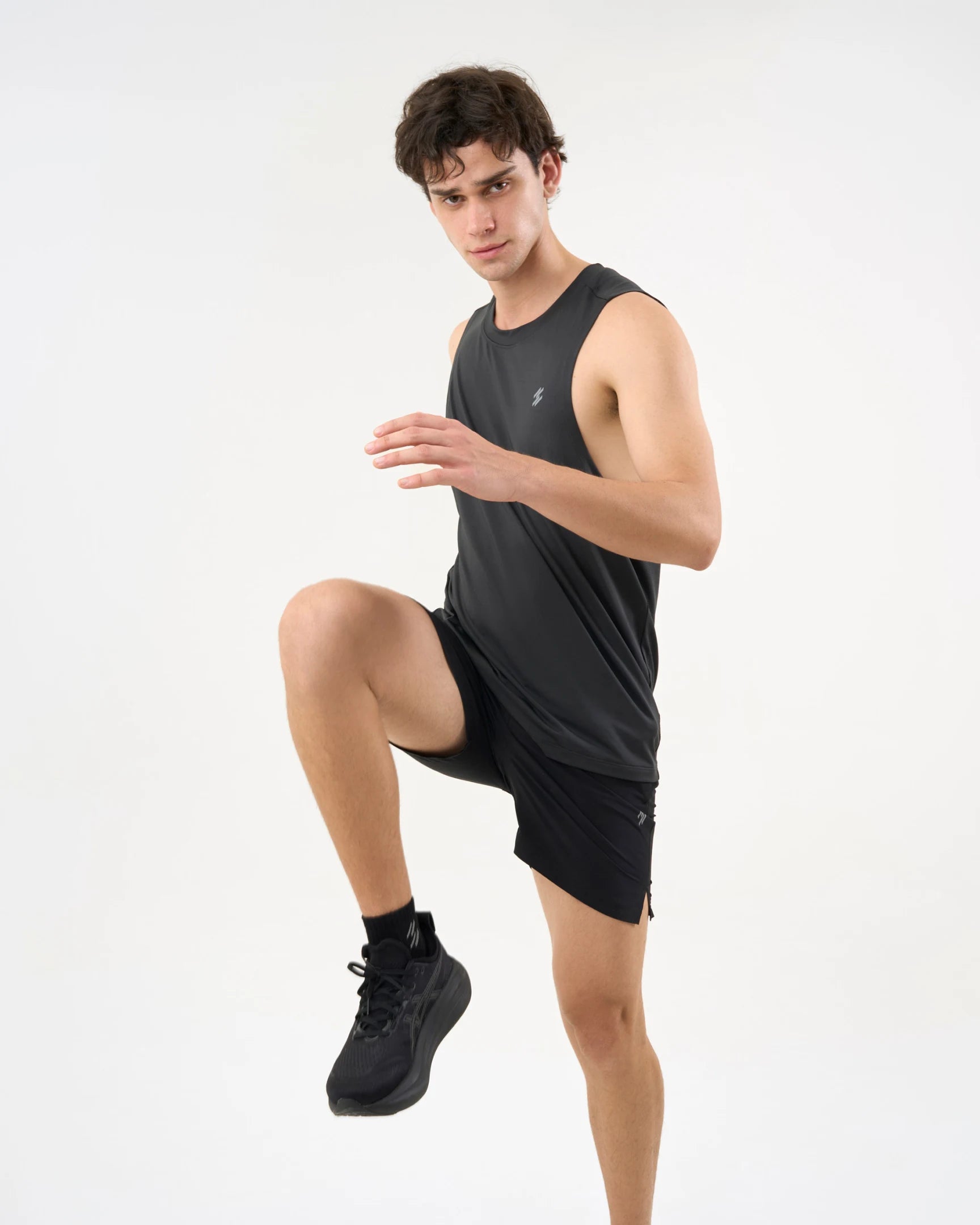 DCYPHR Men's AUSM5X™ Mesh Tank Top-Dark Night