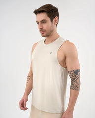 DCYPHR Men's AUSM5X™ Mesh Tank Top - Ivory Mist