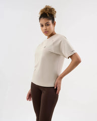 DCYPHR Women's AUSM5X™ Raglan Tee - Ivory Mist