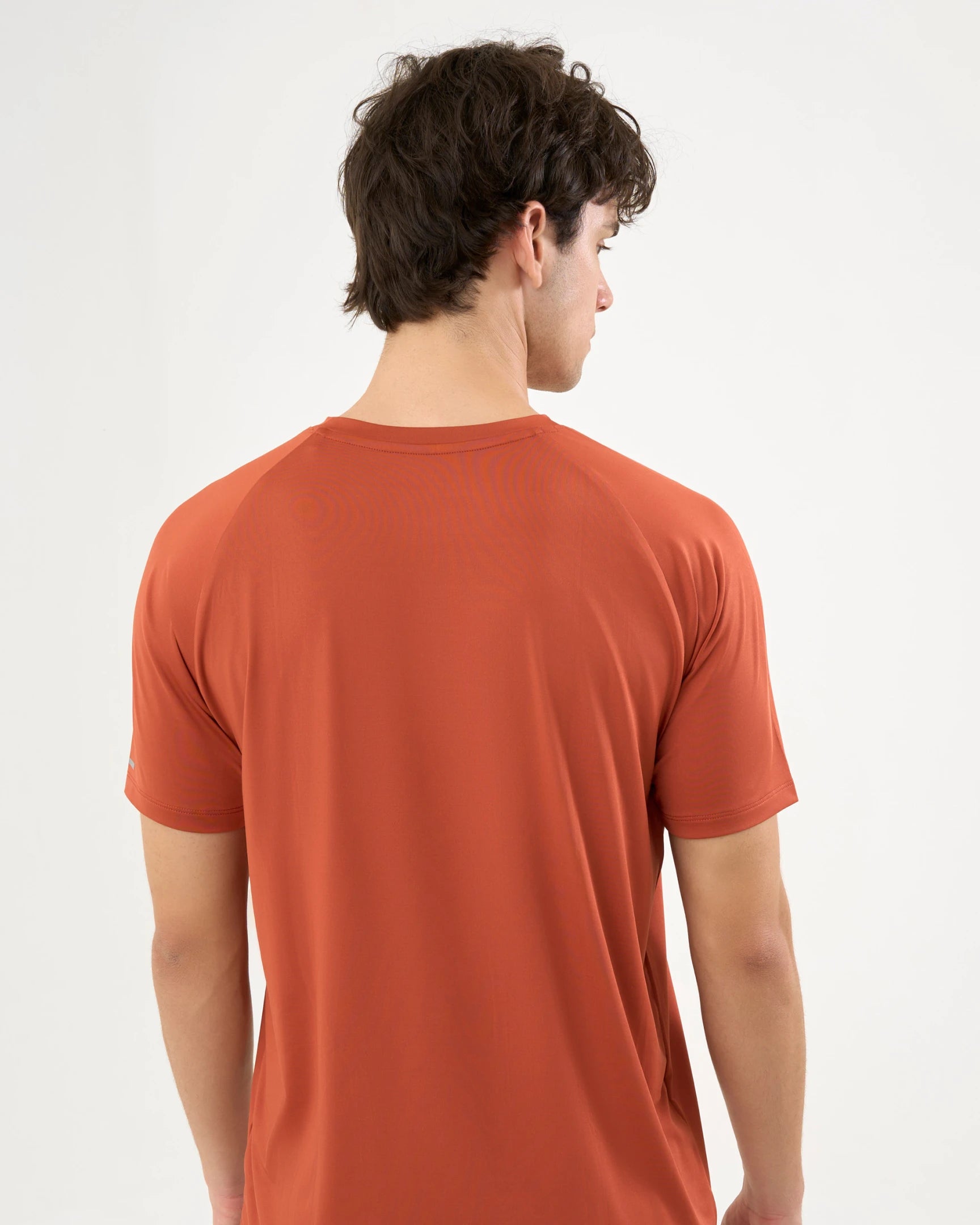 DCYPHR Men's AUSM5X™ Crewneck Tee-Burnt Orange