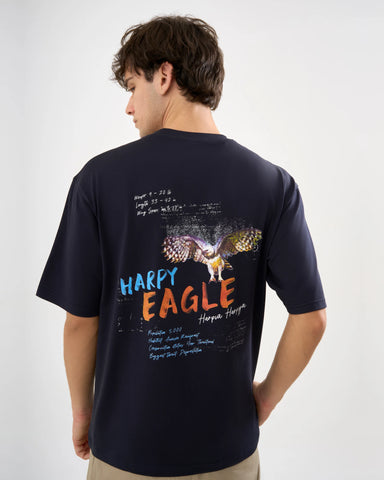 DISCOVERY Men's Harpy Eagle Graphic Tee - Deep Teal