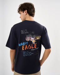DISCOVERY Men's Harpy Eagle Graphic Tee - Night Lagoon