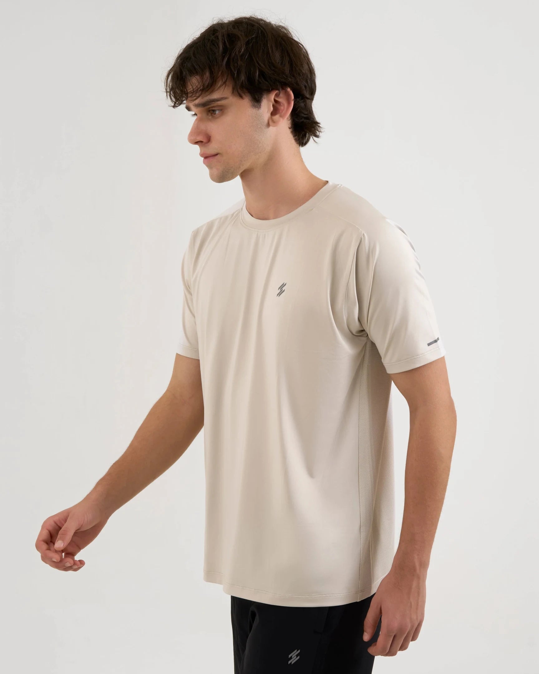 DCYPHR Men's AUSM5X™ Raglan Tee-Ivory Mist