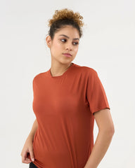 DCYPHR Women's AUSM5X™ Mesh Tee - Burnt Orange