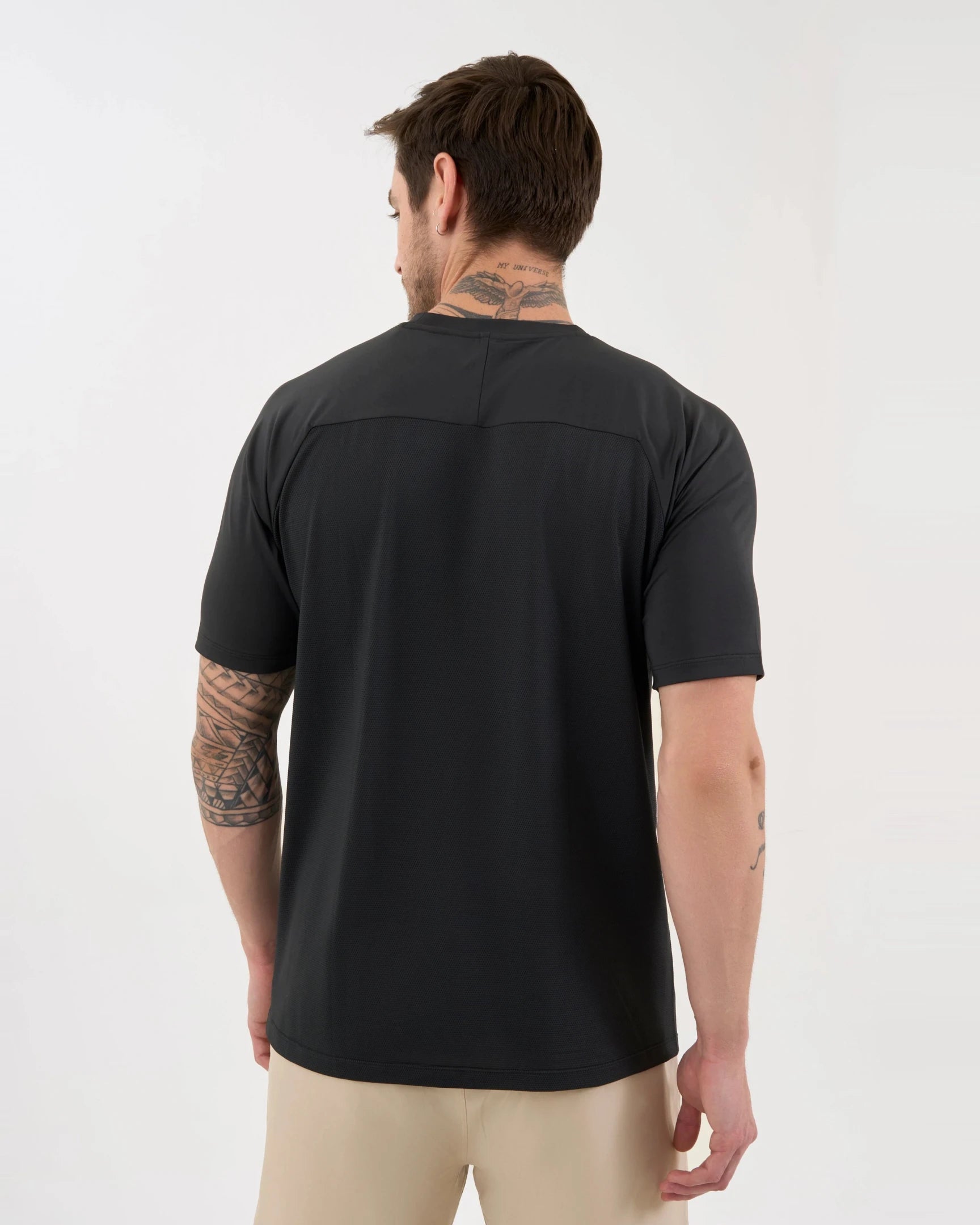DCYPHR Men's AUSM5X™ Raglan Tee-Dark Night