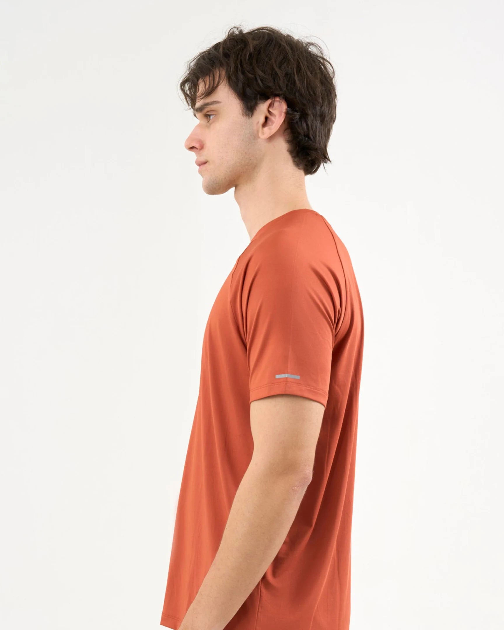 DCYPHR Men's AUSM5X™ Crewneck Tee-Burnt Orange