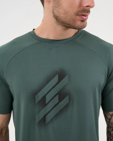 DCYPHR Men's AUSM5X™ Crewneck Tee-Deep Emerald