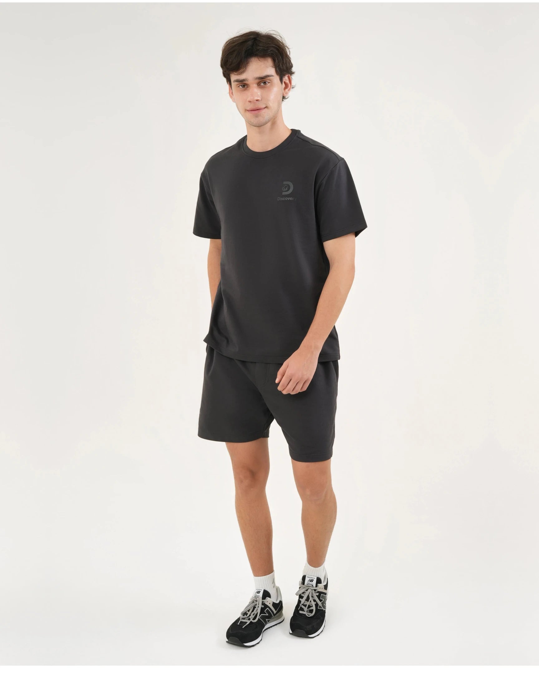 DISCOVERY Men's Lounge Explorer Tee-Dark Night