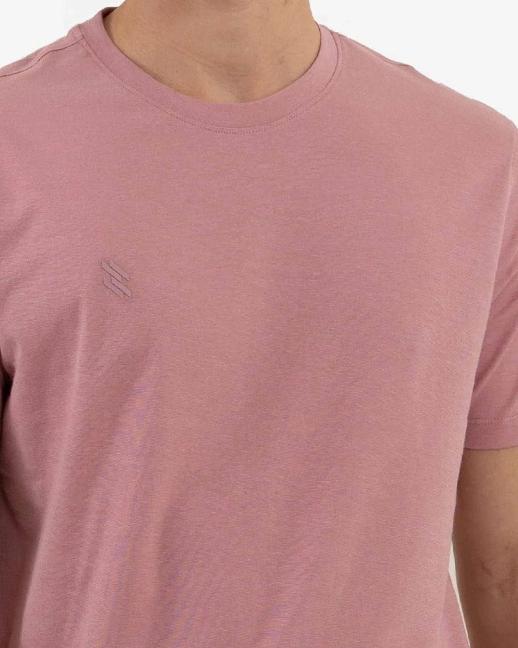 DCYPHR Men's Core Lite Crewneck Tee -Dusk Pink