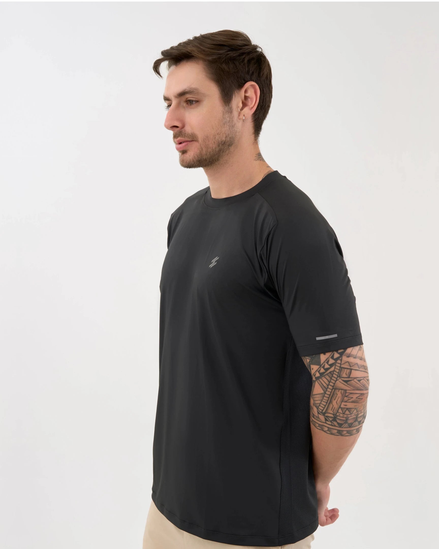 DCYPHR Men's AUSM5X™ Raglan Tee-Dark Night