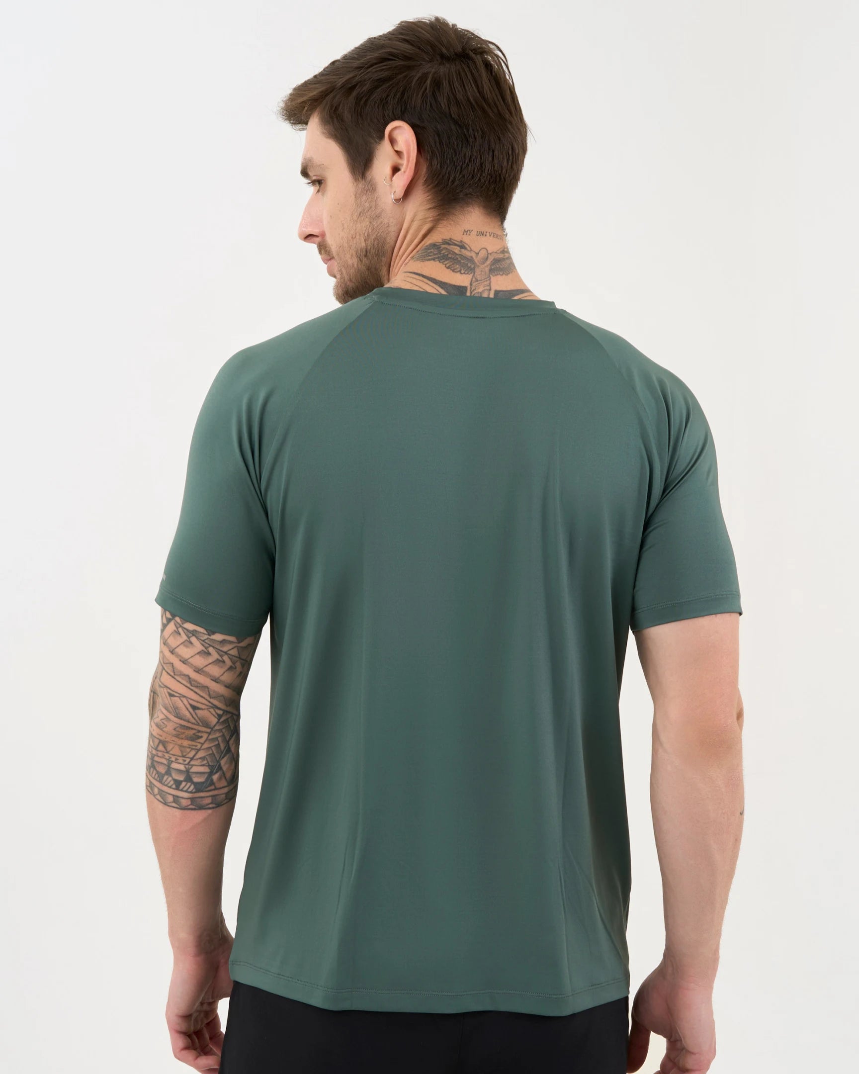 DCYPHR Men's AUSM5X™ Crewneck Tee-Deep Emerald