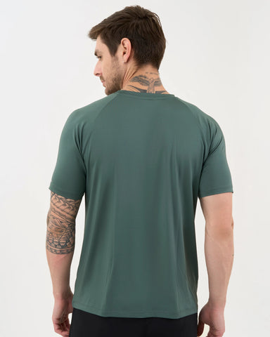 DCYPHR Men's AUSM5X™ Crewneck Tee-Deep Emerald
