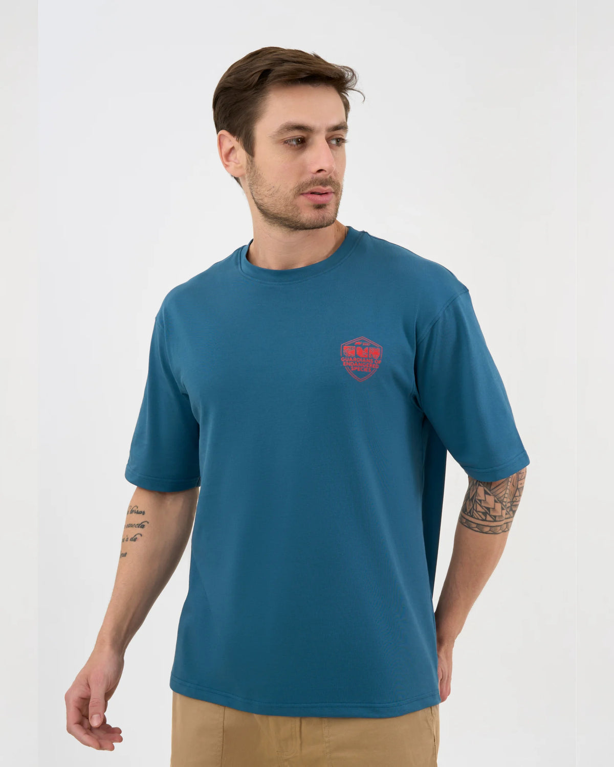 DISCOVERY Men's Orangutan Graphic Tee - Night Lagoon