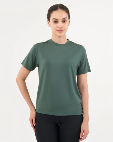 DCYPHR Women's AUSM5X™ Mesh Tee - Deep Emerald
