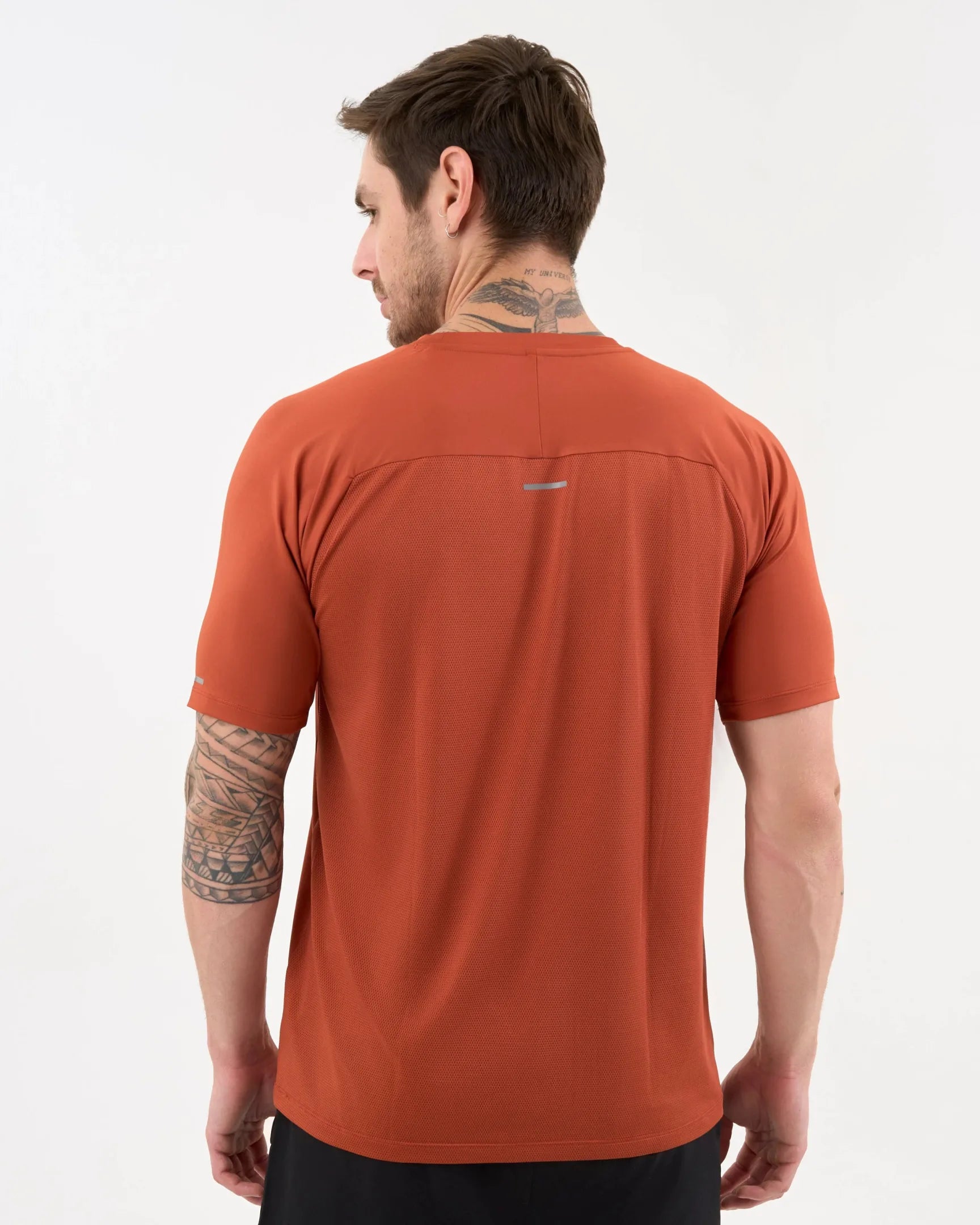 DCYPHR Men's AUSM5X™ Raglan Tee-Burnt Orange
