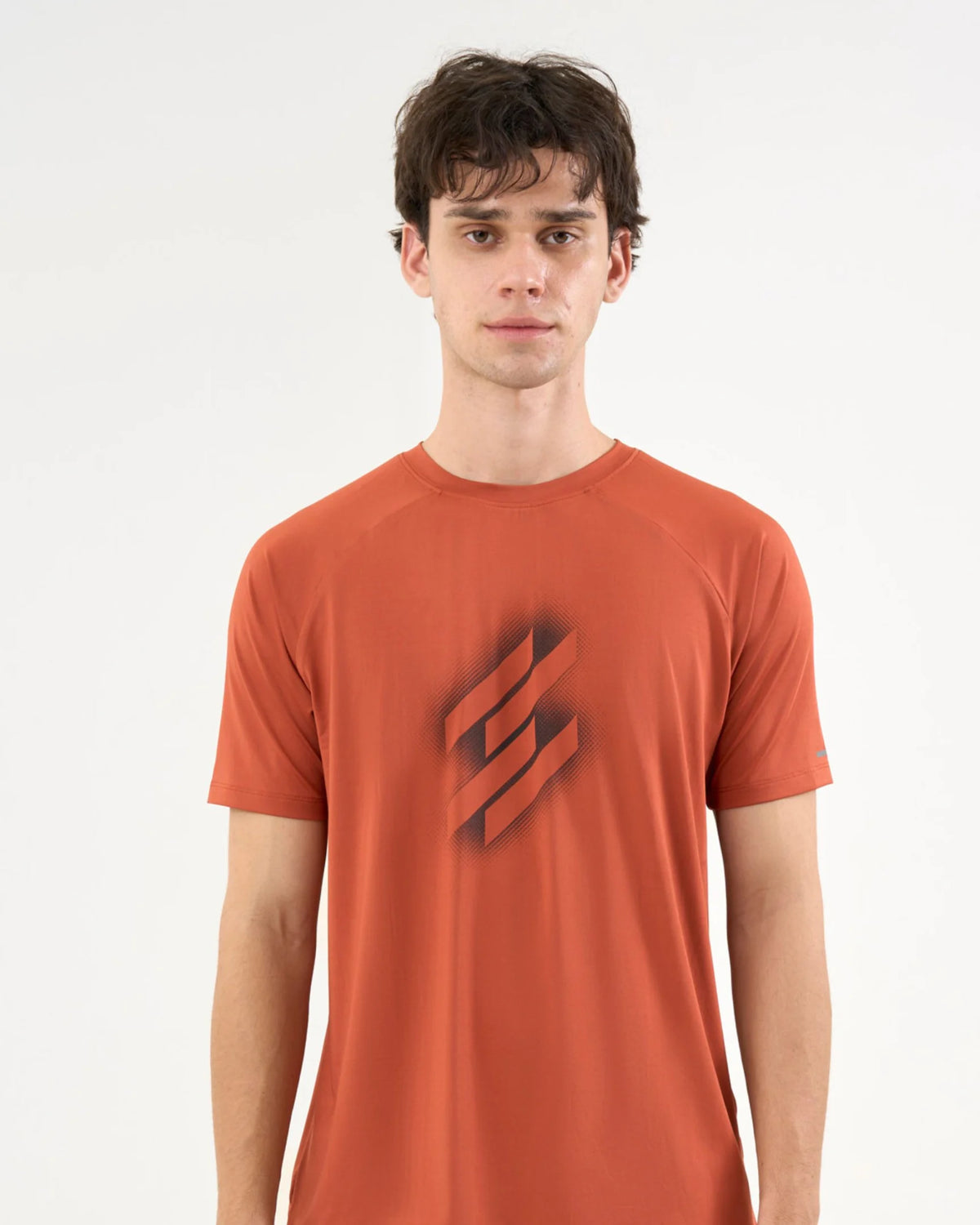 DCYPHR Men's AUSM5X™ Crewneck Tee-Burnt Orange