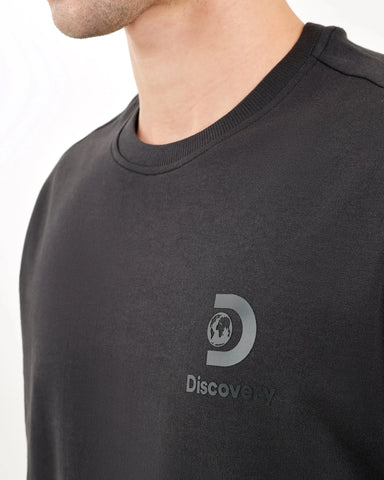 DISCOVERY Men's Lounge Explorer Tee-Dark Night