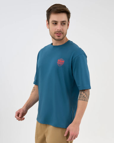 DISCOVERY Men's Orangutan Graphic Tee - Night Lagoon