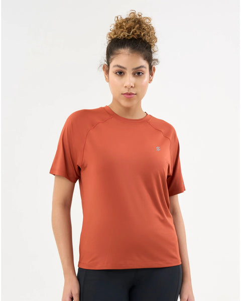 DCYPHR Women's AUSM5X™ Raglan Tee - Burnt Orange