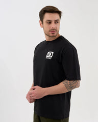 DISCOVERY Men's Retro Graphic Tee - Black