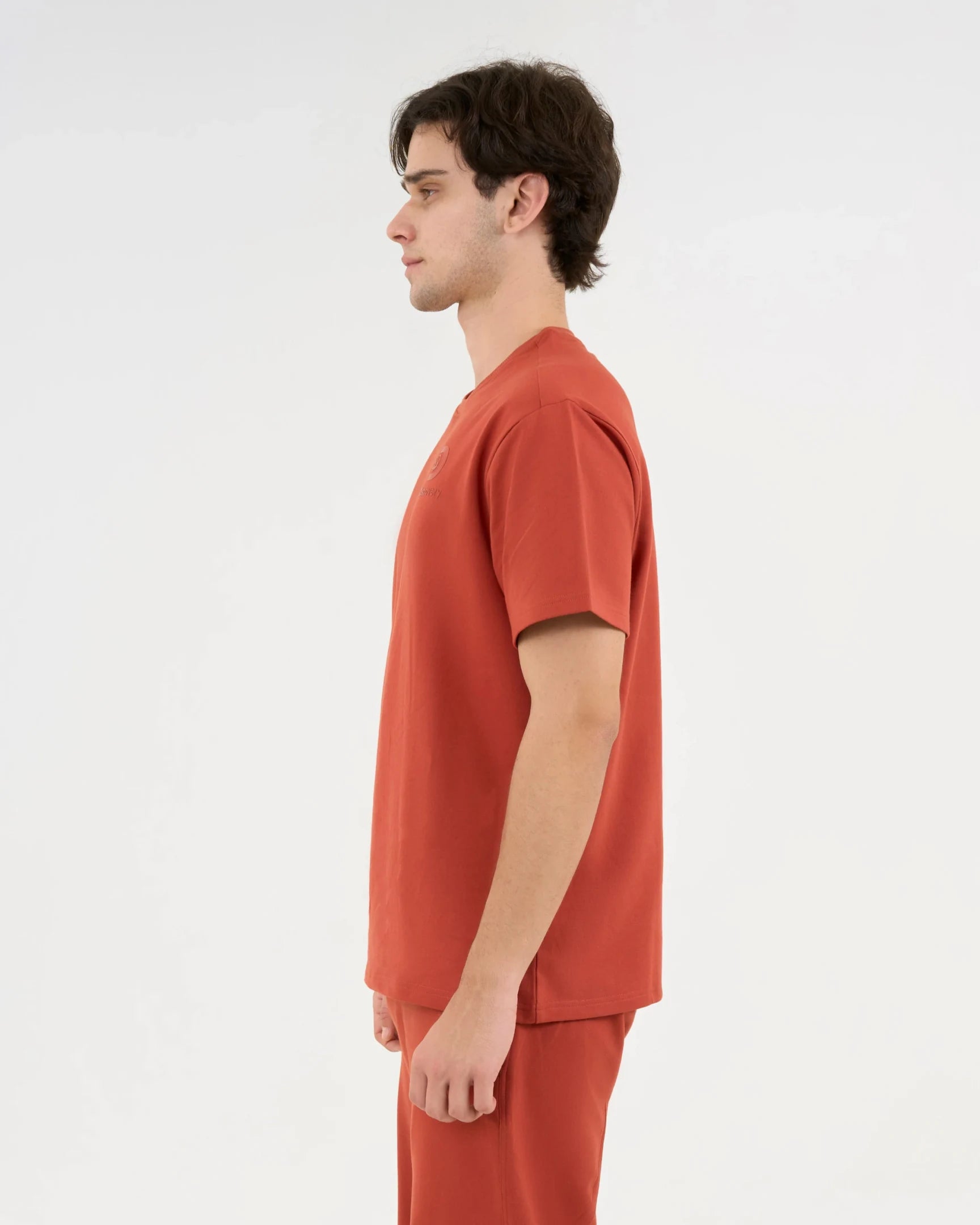 DISCOVERY Men's Lounge Explorer Tee-Burnt Orange